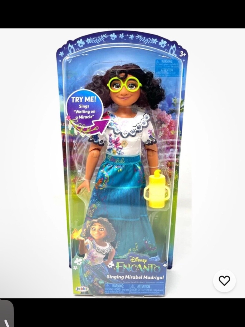 Disney Mirabel Madrigal Singing Doll - Turquoise Skirt & White Top